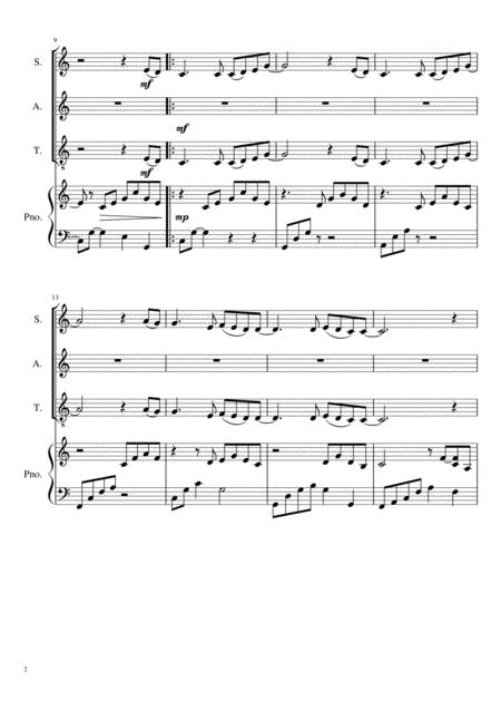 Tegami Based On The Choral Arrangement By Hiroaki Takaha Page 2