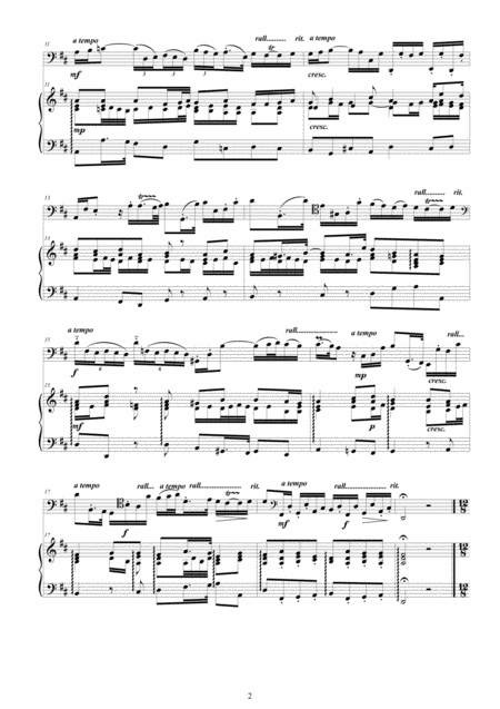 Telemann Cello Sonata In D Major Twv41 D6 For Violoncello And Cembalo Or Piano Page 2