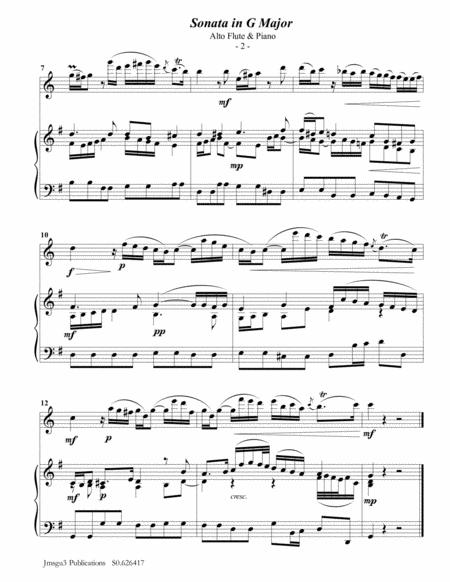 Telemann Four Sonatas For Alto Flute Piano Page 2