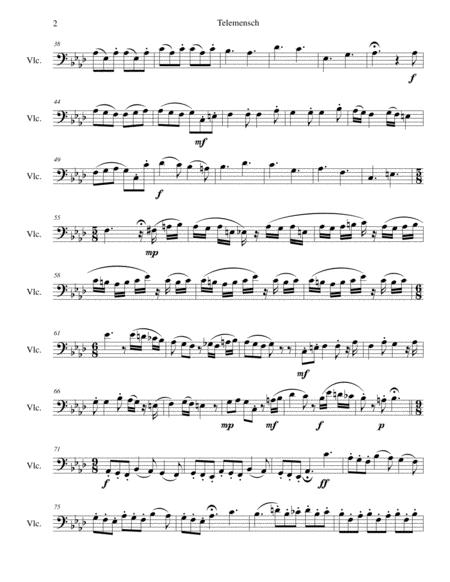Telemensch The Isolated One For Cello Solo Page 2