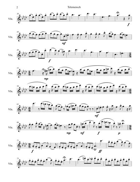 Telemensch The Isolated One For Violin Solo Page 2