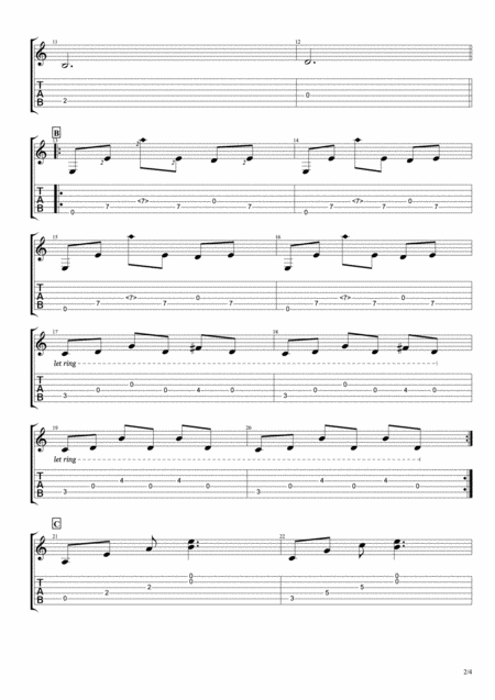 Tempest Tablature Page 2