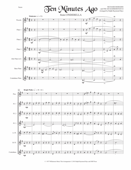 Ten Minutes Ago For Flute Choir Page 2