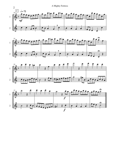 Ten Selected Hymns For The Performing Duet Vol 1 Flute And Horn Page 2