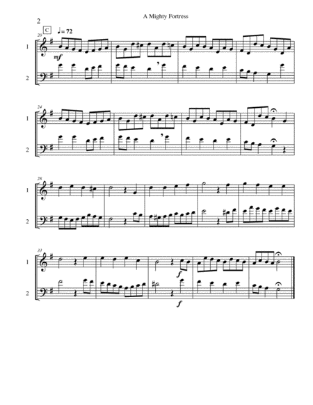 Ten Selected Hymns For The Performing Duet Vol 1 Horn And Low Horn Page 2