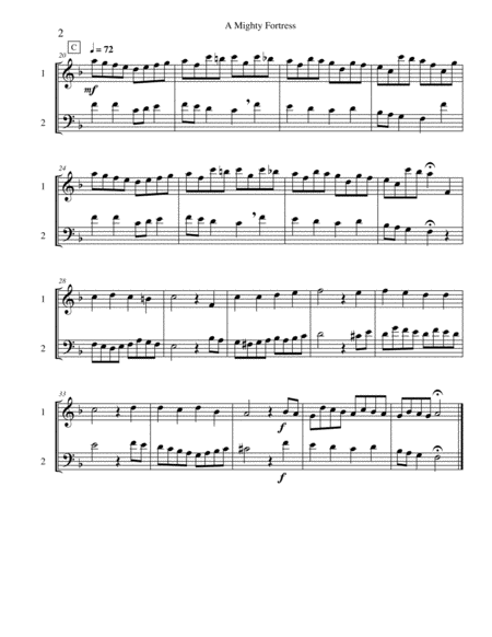 Ten Selected Hymns For The Performing Duet Vol 1 Oboe And Bassoon Page 2