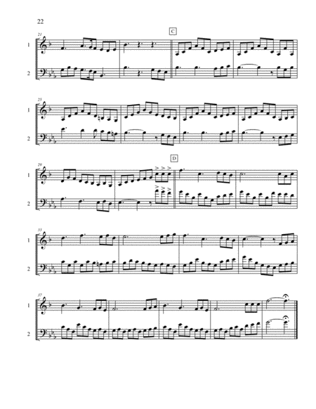 Ten Selected Hymns For The Performing Duet Vol 2 Trumpet And Trombone Euphonium Page 2