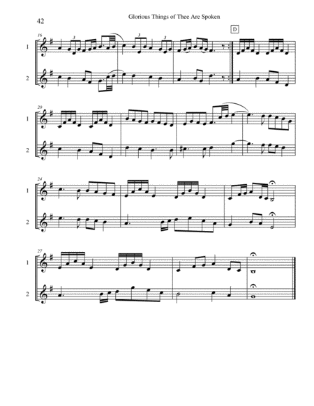 Ten Selected Hymns For The Performing Duet Vol 3 Clarinet And Bass Clarinet Page 2