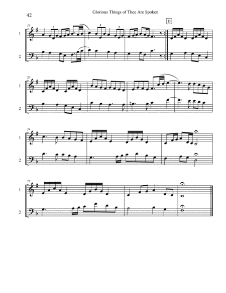 Ten Selected Hymns For The Performing Duet Vol 3 Clarinet And Bassoon Page 2