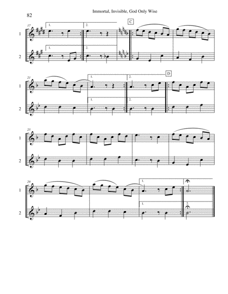 Ten Selected Hymns For The Performing Duet Vol 5 Alto And Tenor Saxophone Page 2