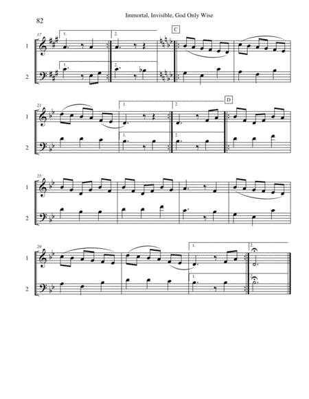 Ten Selected Hymns For The Performing Duet Vol 5 Horn And Low Horn Page 2