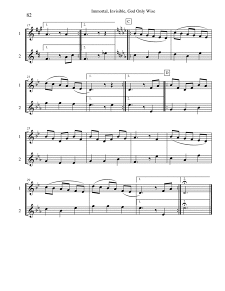 Ten Selected Hymns For The Performing Duet Vol 5 Trumpet Clarinet And Horn Page 2