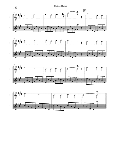 Ten Selected Hymns For The Performing Duet Vol 8 Alto And Tenor Saxophone Page 2