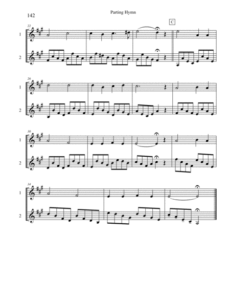 Ten Selected Hymns For The Performing Duet Vol 8 Clarinet And Bass Clarinet Page 2