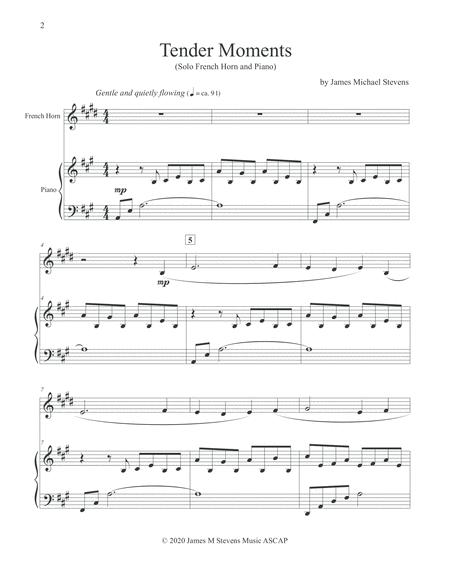 Tender Moments French Horn Piano Page 2