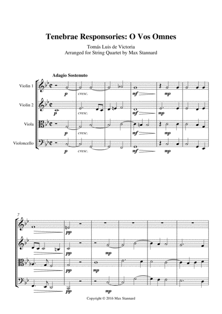 Tenebrae Responsories O Vos Omnes Page 2