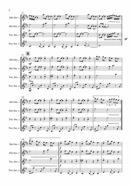 Thank U Next By Ariana Grande Saxophone Quartet Aatt Page 2