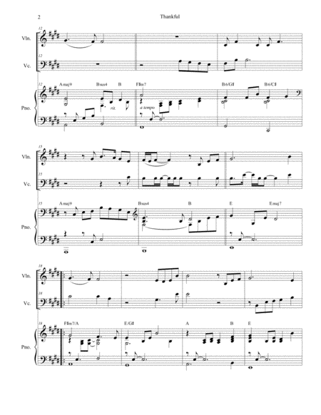 Thankful Duet For Violin And Cello Page 2