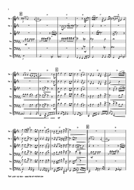 That Lucky Old Sun Johnny Cash Brass Sextet Page 2