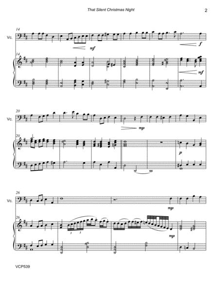 That Silent Christmas Night Carol Medley For Solo Cello With Piano Accompaniment Page 2