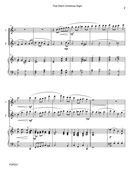 That Silent Christmas Night Medley Flute Duet Or Flute Violin With Piano Page 2