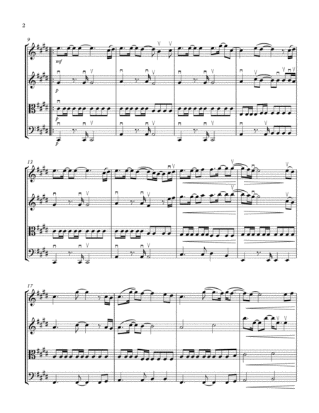 Thats The Way It Is String Quartet Celine Dion Arr Cellobat Page 2