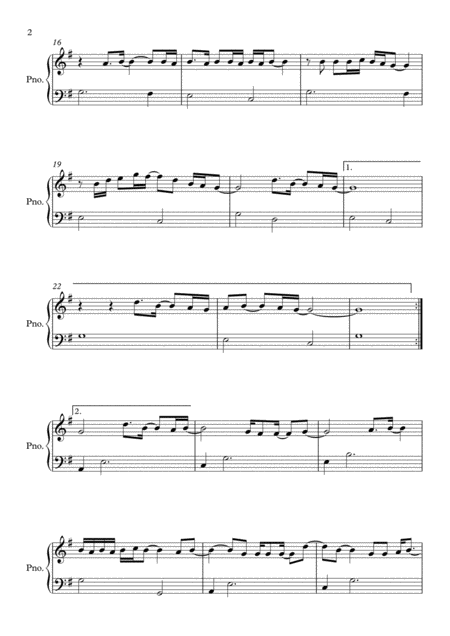 The A Team G Major By Ed Sheeran Easy Piano Page 2