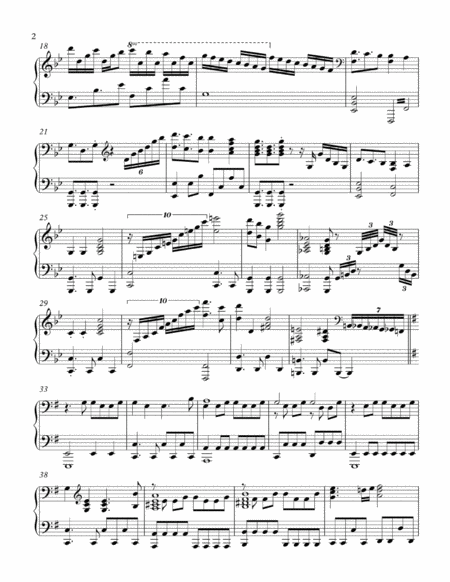 The Avengers Piano Solo Page 2