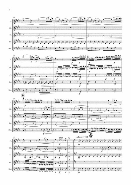 The Barber Of Sevilla Overture Wind Quintet Page 2