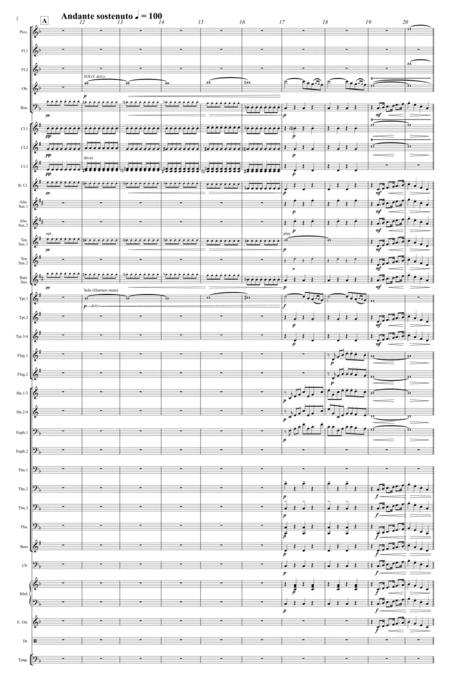 The Barber Of Seville Overture F Tabloid Letter Concert Band Page 2