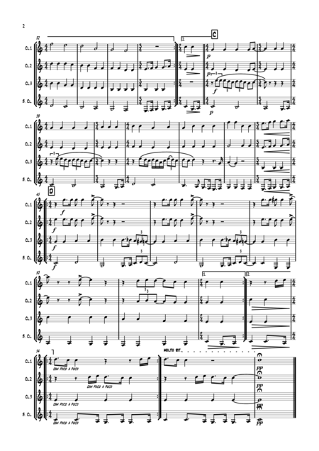 The Beatles All You Need Is Love Clarinet Quartet Page 2