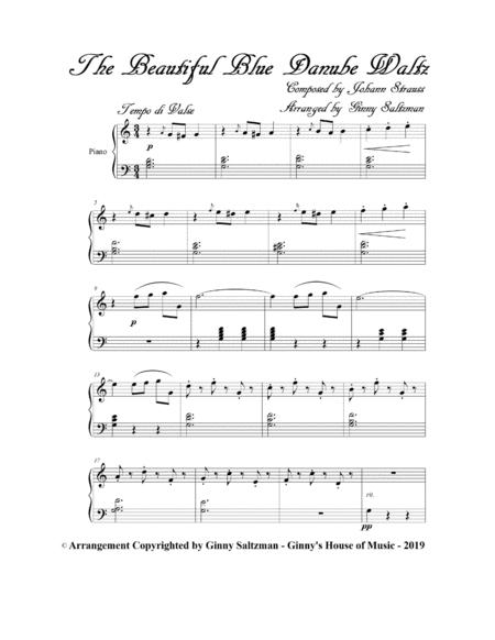 The Beautiful Blue Danube Waltz Early To Late Intermediate Level Page 2