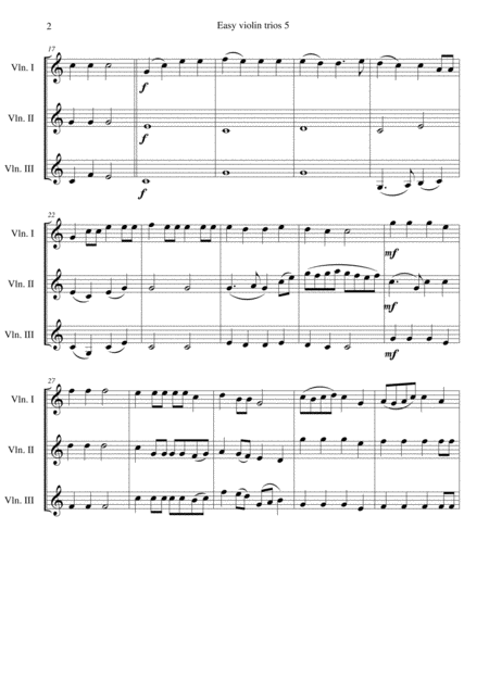 The Belle Of Belfast City I Will Tell My Ma For Violin Trio Page 2