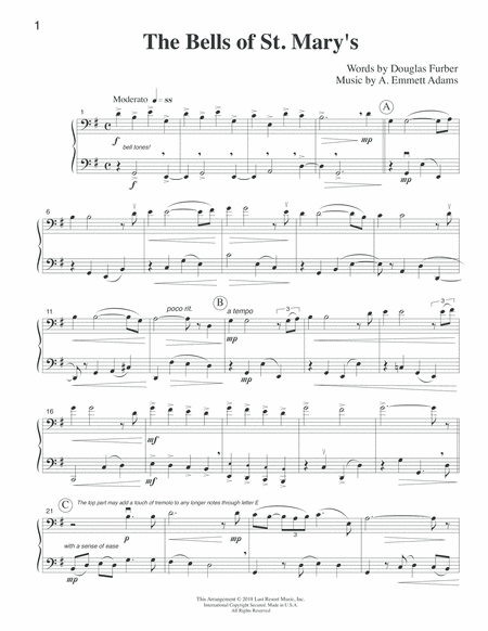 The Bells Of St Marys For Cello Duet Or Bassoon Duet Page 2