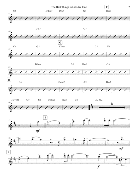 The Best Things In Life Are Free Flute 1 Page 2