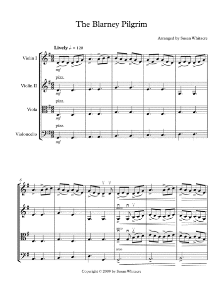 The Blarney Pilgrim For String Trio Page 2