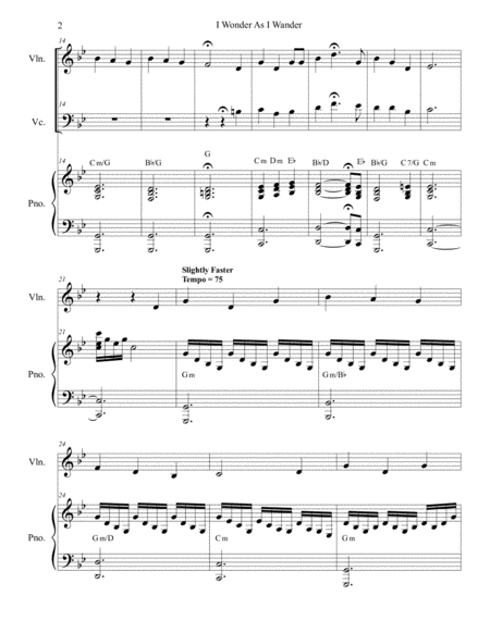 The Blue Danube Arranged For Violin Piano Page 2