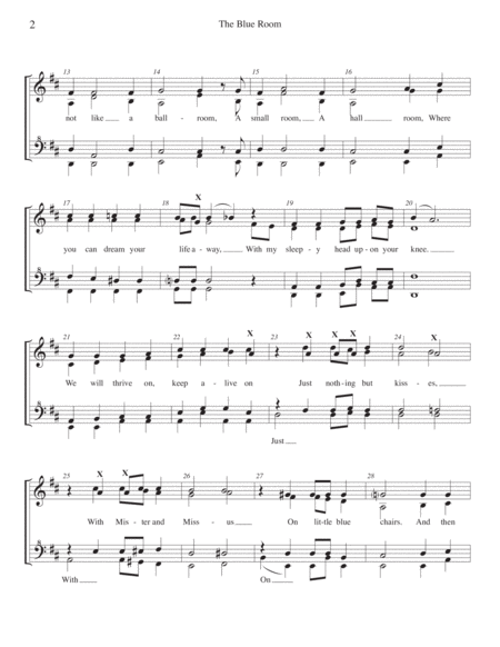 The Blue Room Choral Pricing Page 2