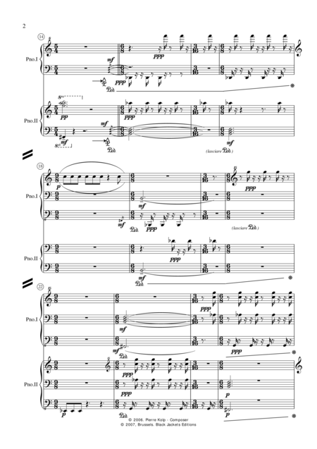 The Bollin Stones For Two Pianos Page 2