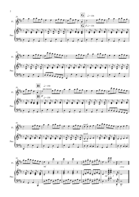 The Can Can For Flute And Piano Page 2