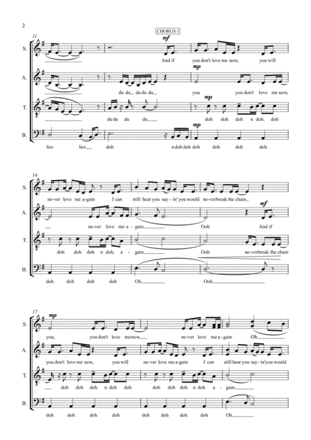 The Chain Fleetwood Mac Satb Page 2