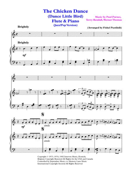 The Chicken Dance Dance Little Bird For Flute And Piano Video Page 2