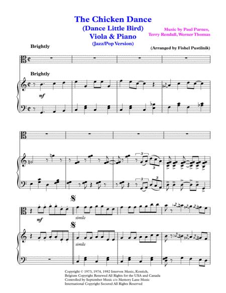 The Chicken Dance Dance Little Bird For Viola And Piano Video Page 2