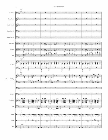 The Christmas Song Chicago Full Score Set Of Parts Page 2