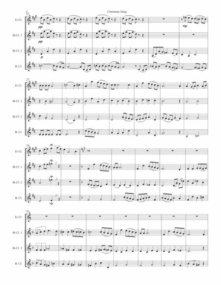 The Christmas Song For Clarinet Quartet Page 2