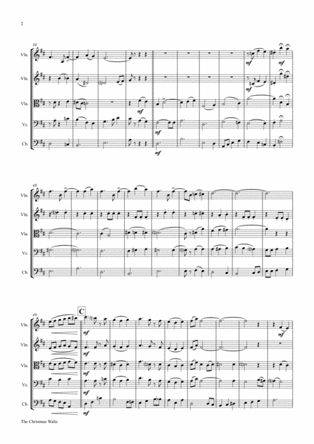 The Christmas Waltz Frank Sinatra String Quartet Page 2