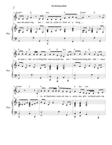 The Christmas Wish Vocal Solo Page 2