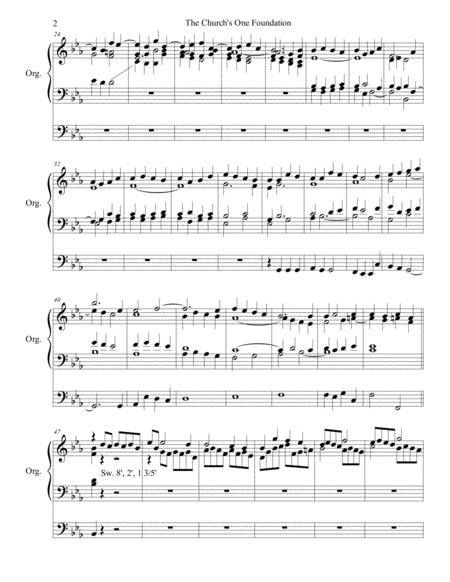 The Church One Foundation 5 Voice Fugue Page 2
