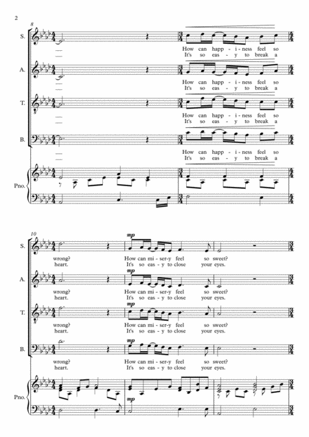 The Closest Thing To Crazy Mike Batt For Satb Piano Page 2