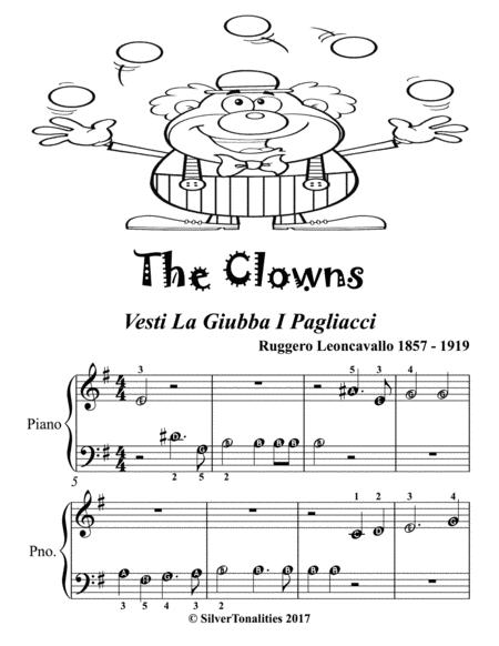 The Clowns Beginner Piano Sheet Music Page 2